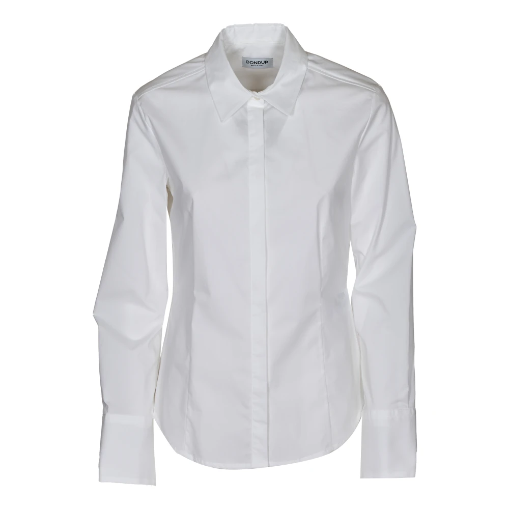 Dondup Stijlvolle Overhemden Collectie White Dames
