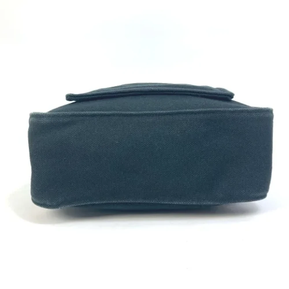Hermès Vintage Pre-owned Fabric shoulder-bags Black Dames