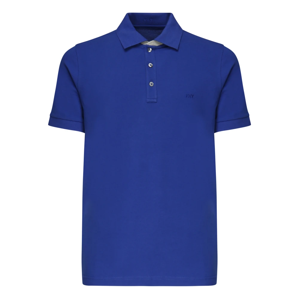 Fay - Tops > Polo Shirts - Blue - Fay - Modalova
