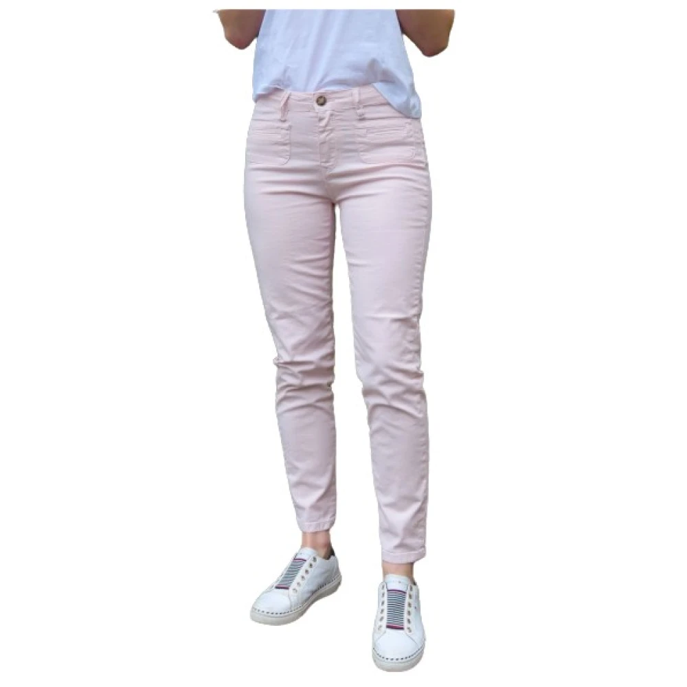 Islow Clara Gestreepte Broek Beige Dames