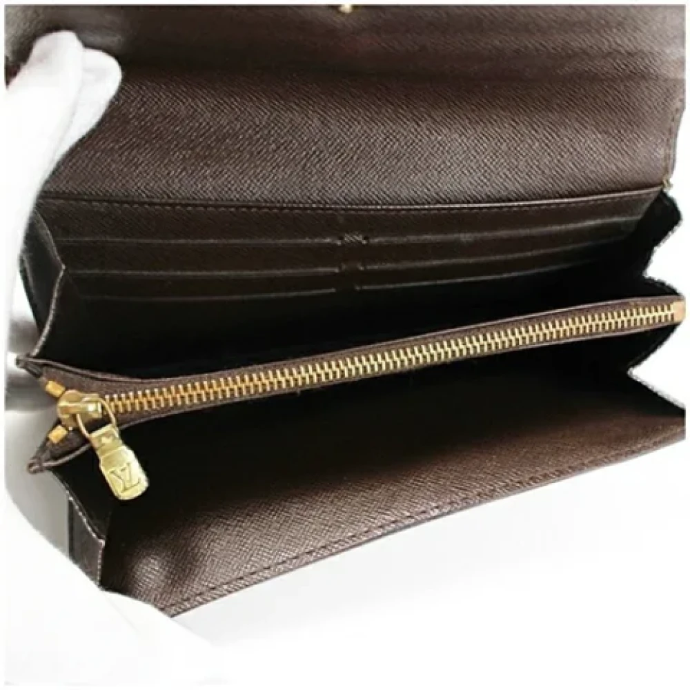 Louis Vuitton Vintage Pre-owned Canvas wallets Brown Dames