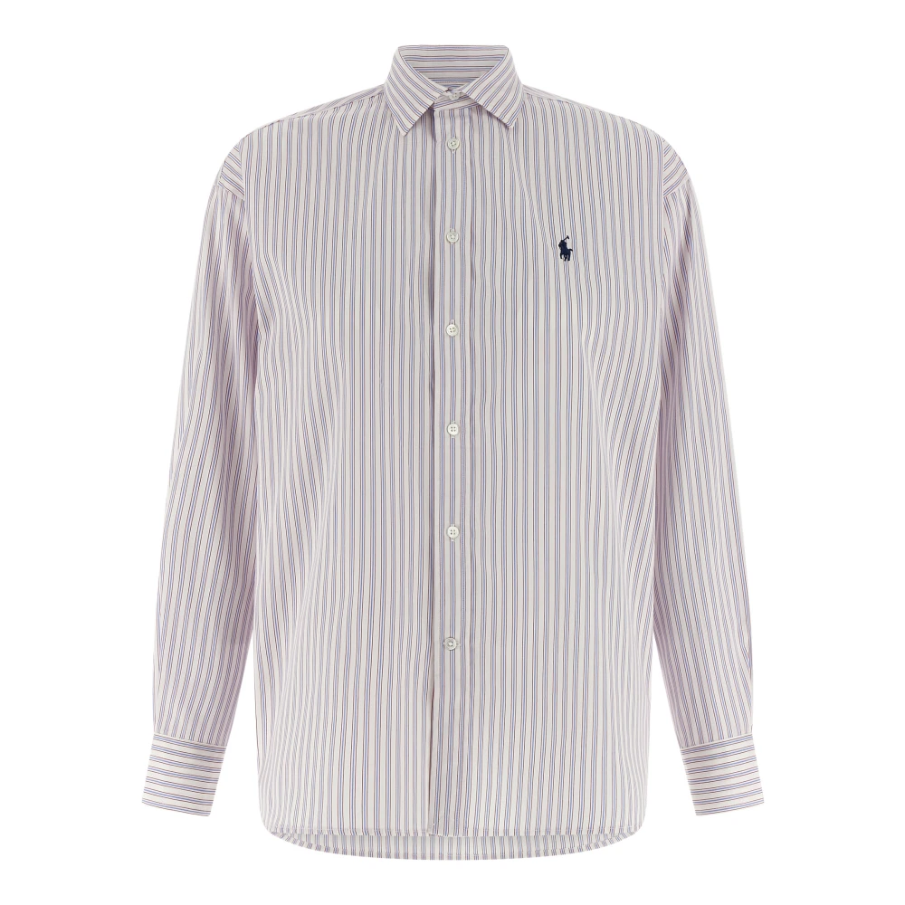 Polo Ralph Lauren Multicolor Randig Skjorta I Bomullspoplin