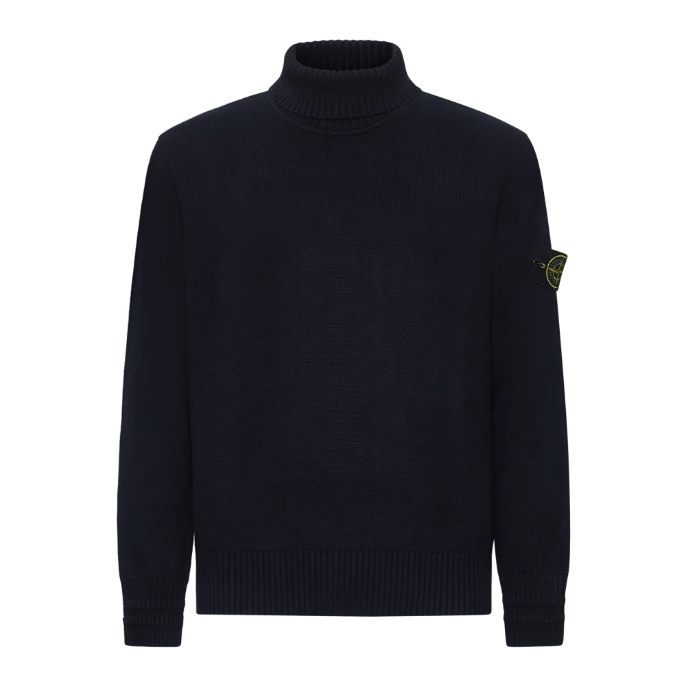 Stone Island Blauwe Sweaters voor Mannen Blue Heren