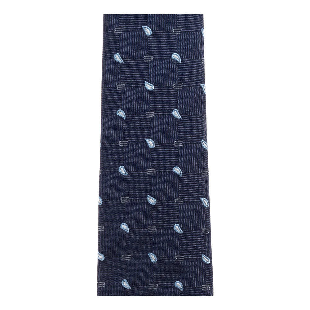 ETRO Zijden stropdas Blue Heren
