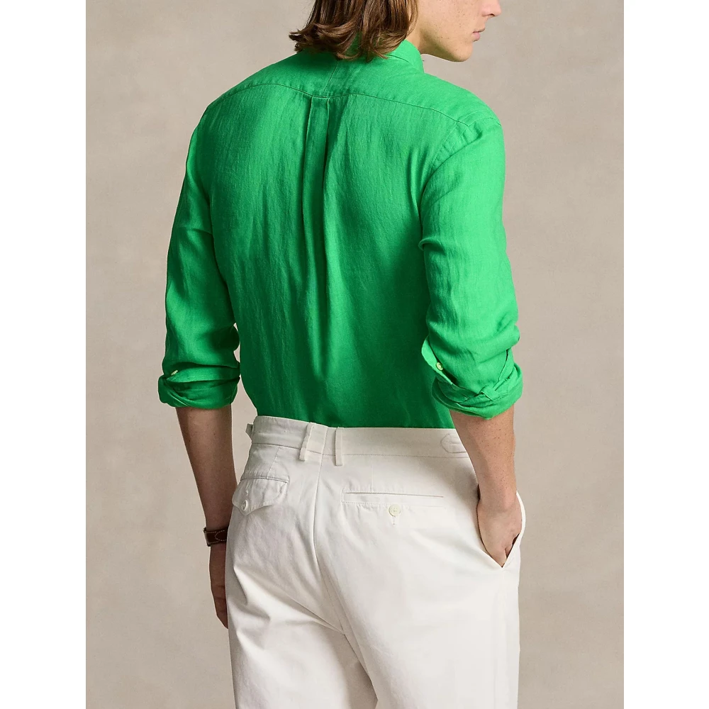 Ralph Lauren Button-Down Kraag Overhemden Green Heren