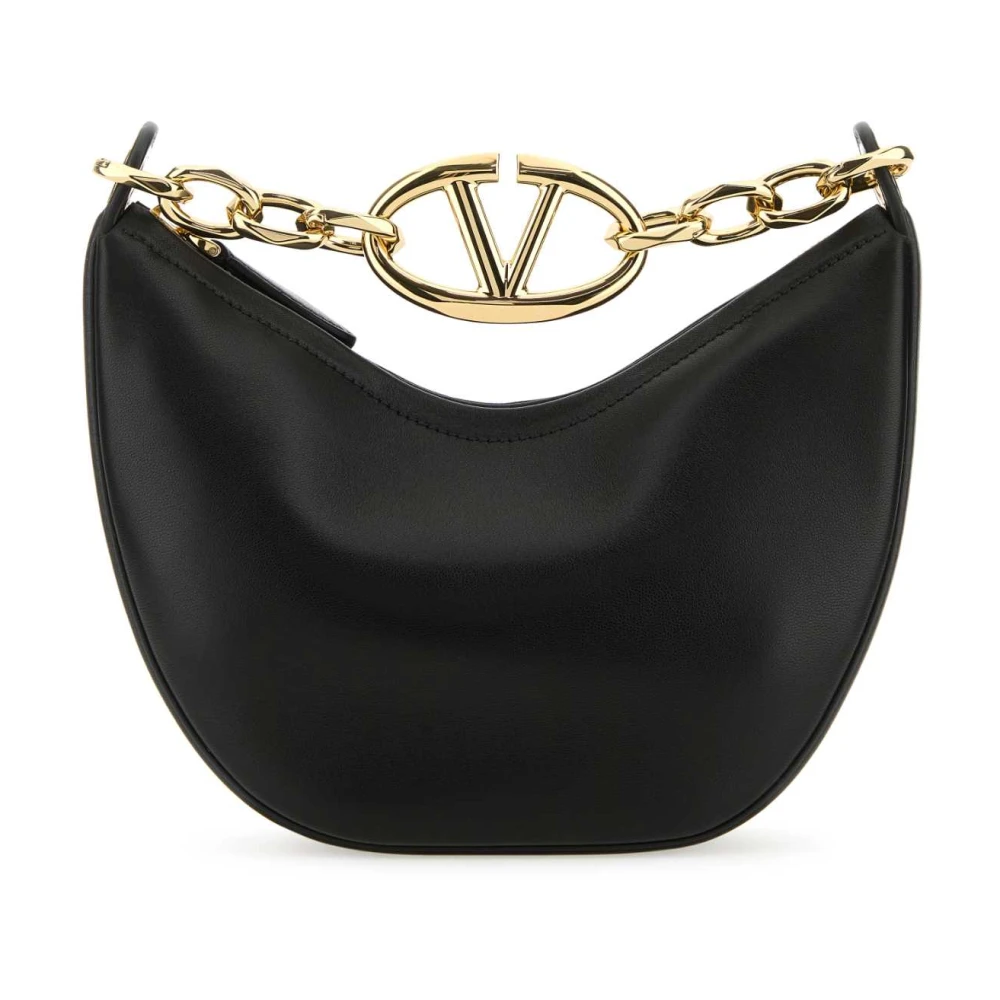 Valentino Garavani Women's Black Handbags, One Size, Vlogo Moon Mini Hobo Bag