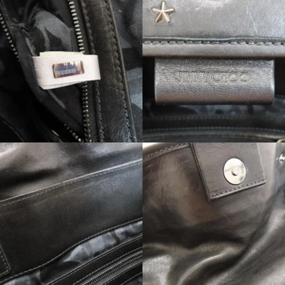 Jimmy Choo Pre-owned Leather backpacks Black Dames