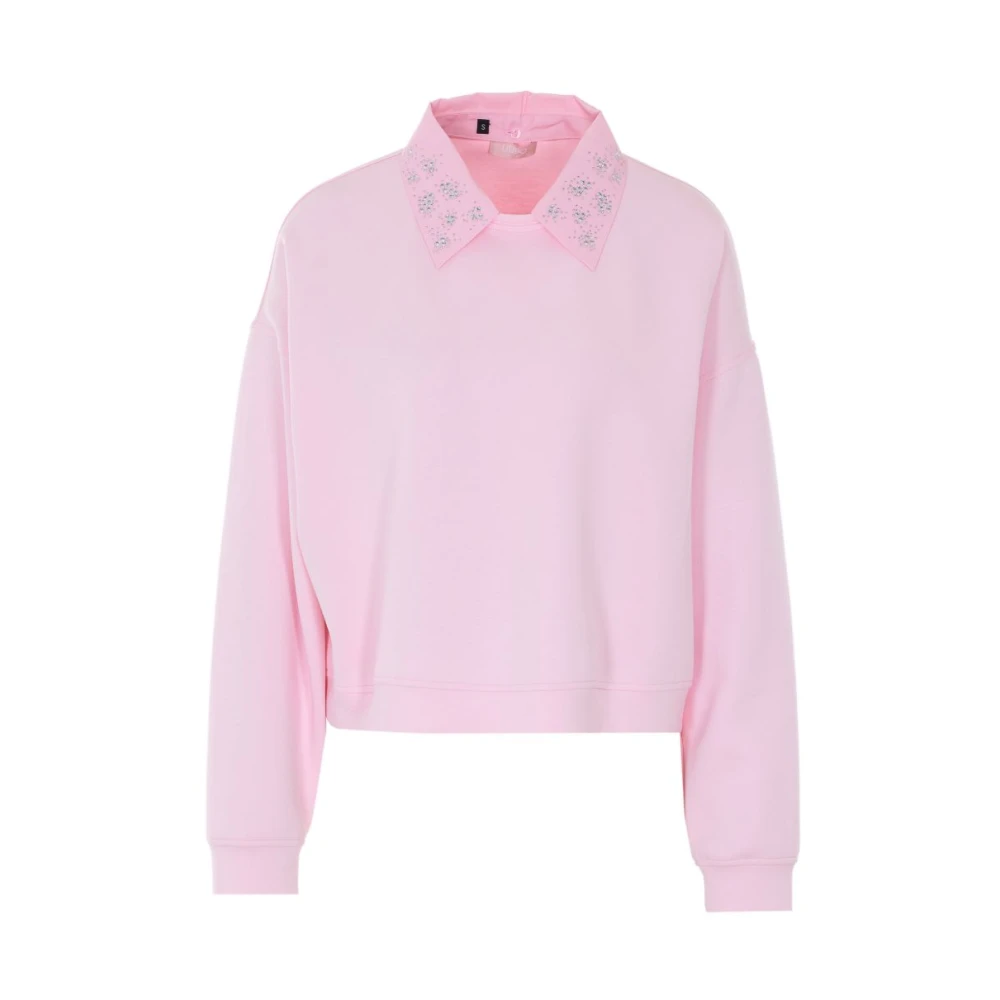 Liu Jo Damen Rosa Sweatshirts & Hoodies, Sgröße: