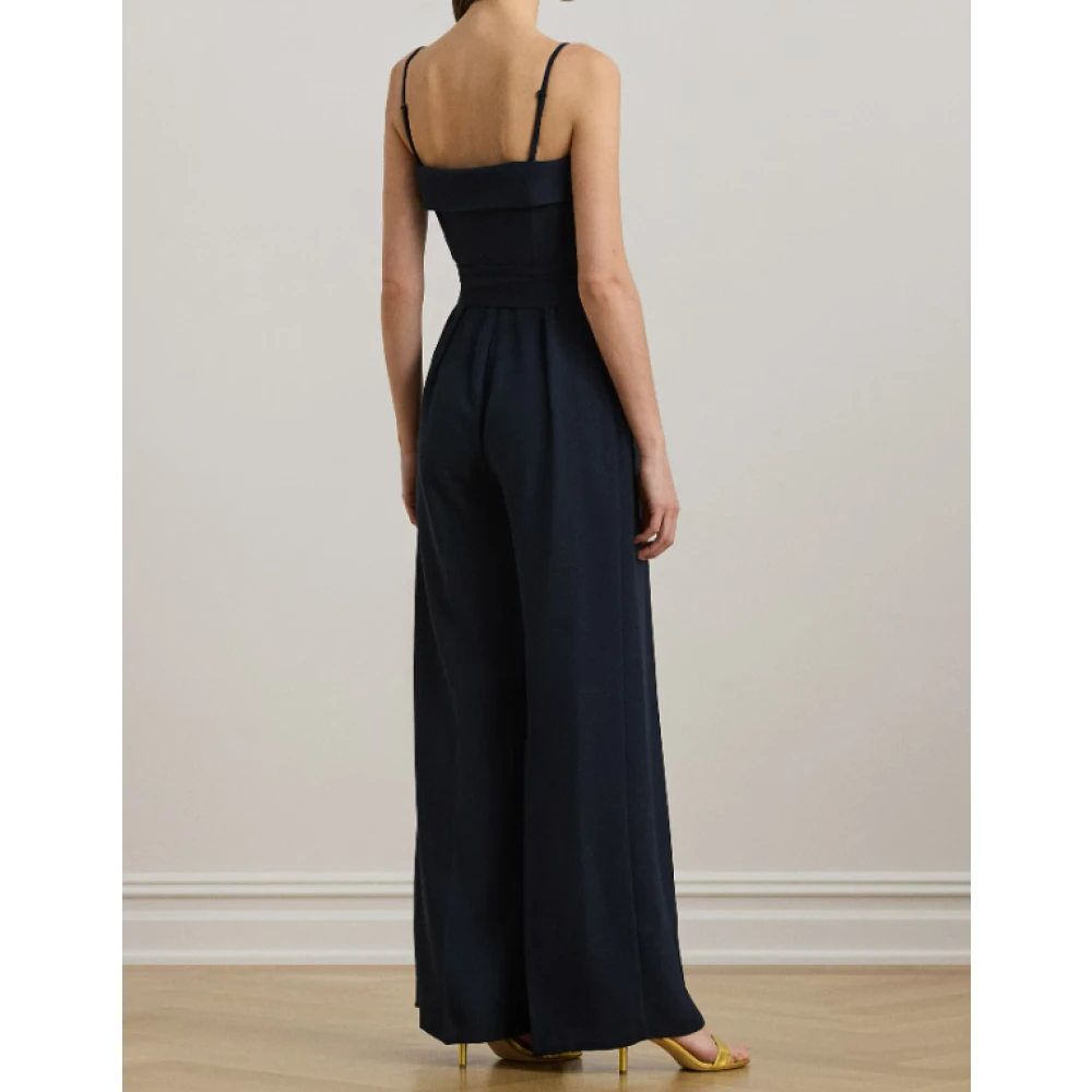 Ralph Lauren Wide-Leg Jumpsuit Blue Dames