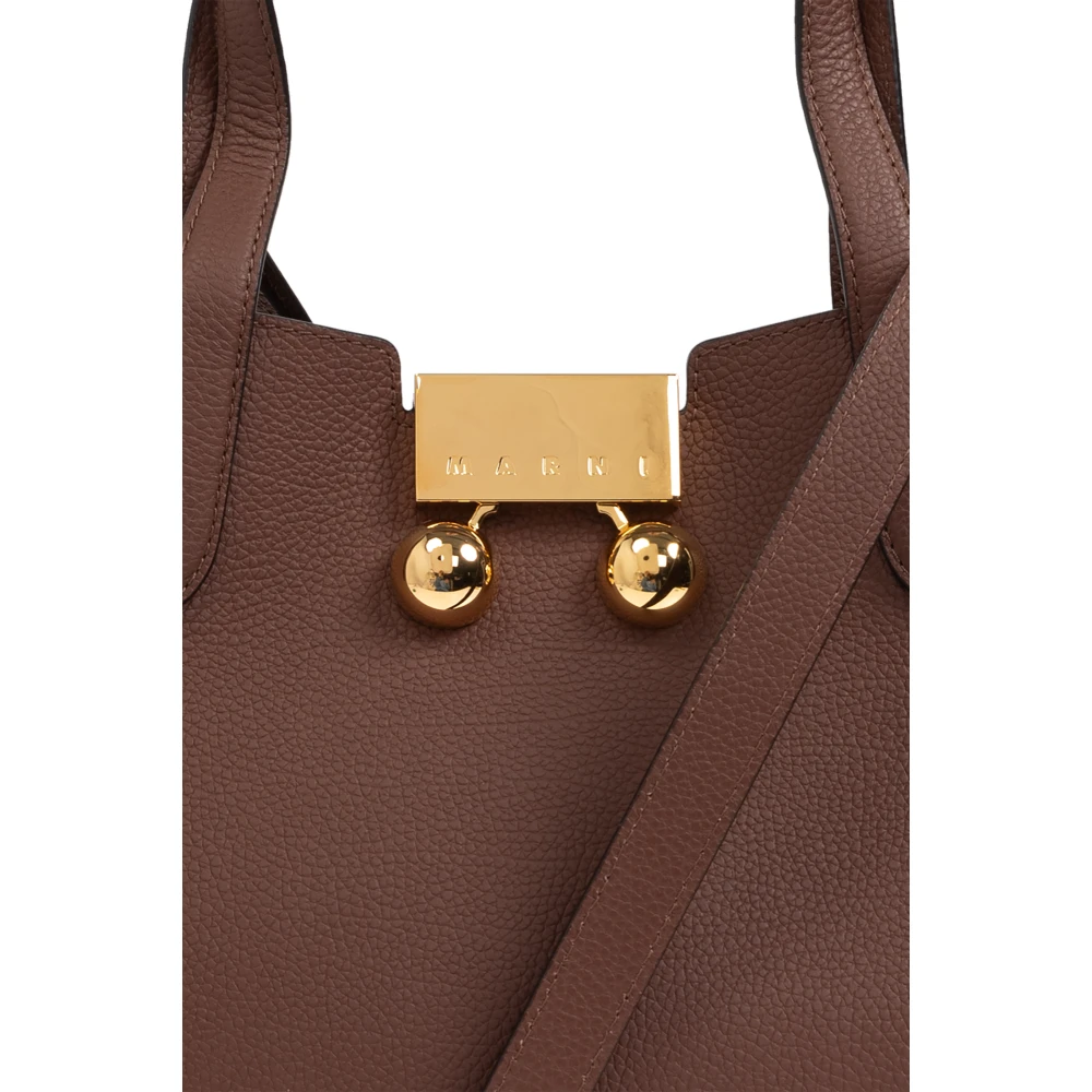 Marni 'Trunkaroo' boodschappentas Brown Dames
