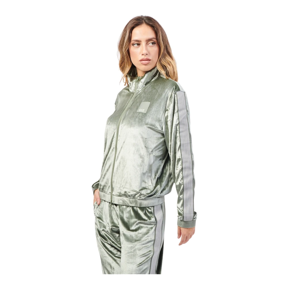 Emporio Armani Groene jurk met volledige rits Green Dames