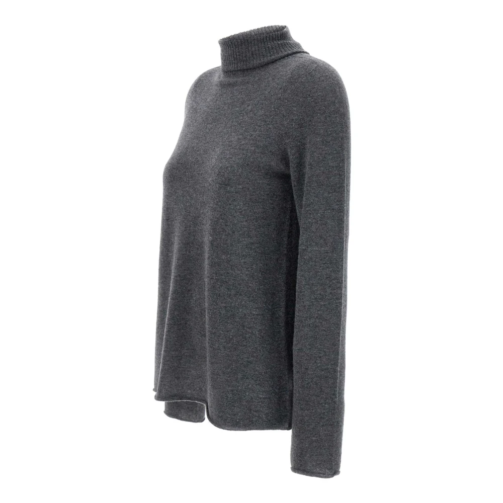 Kaos Wollen Coltrui Antraciet Grijs Gray Dames