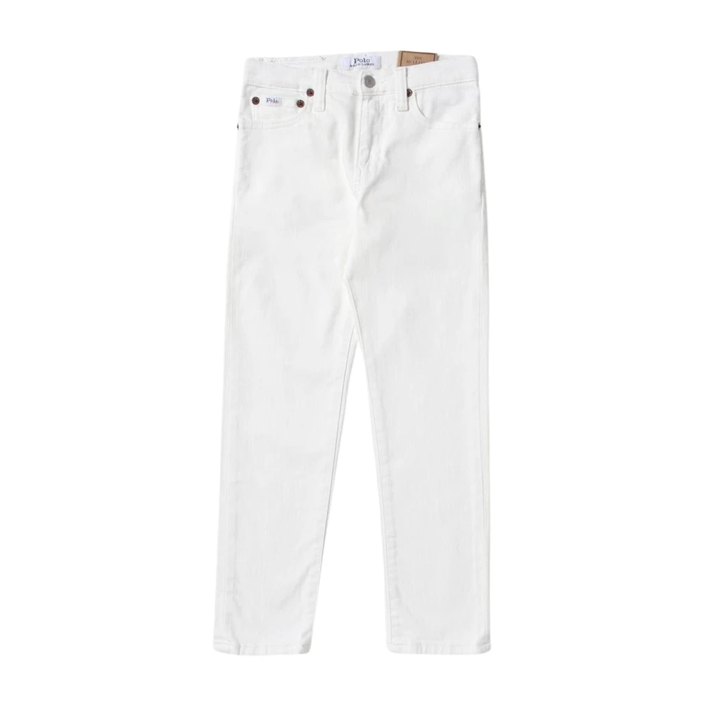Polo Ralph Lauren Unisex White Versatile Stylish Bottoms For Any Occasion