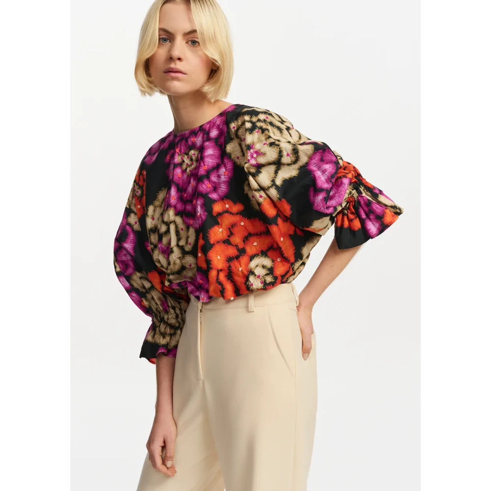 Essentiel Antwerp Fulberry Print Top Multicolor Dames