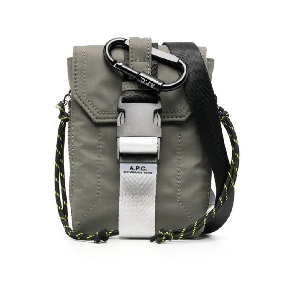 A.P.C. Trek Crossbody Väska Green, Herr