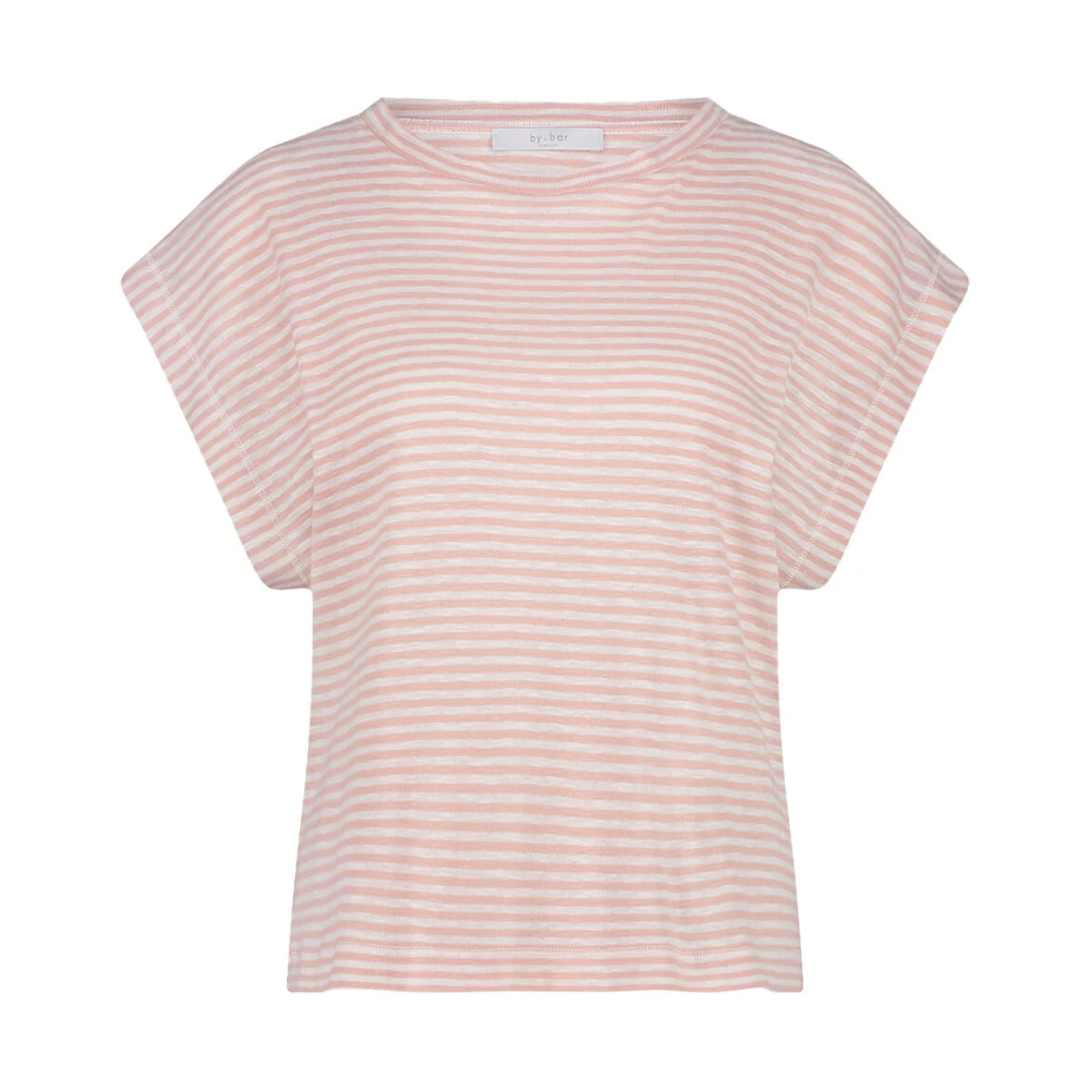 By-Bar Vlam Streep Top Pink Dames
