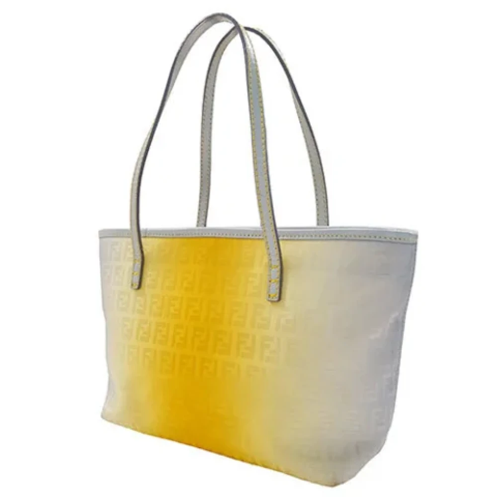 Fendi Vintage Pre-owned Nylon fendi-bags Yellow Dames