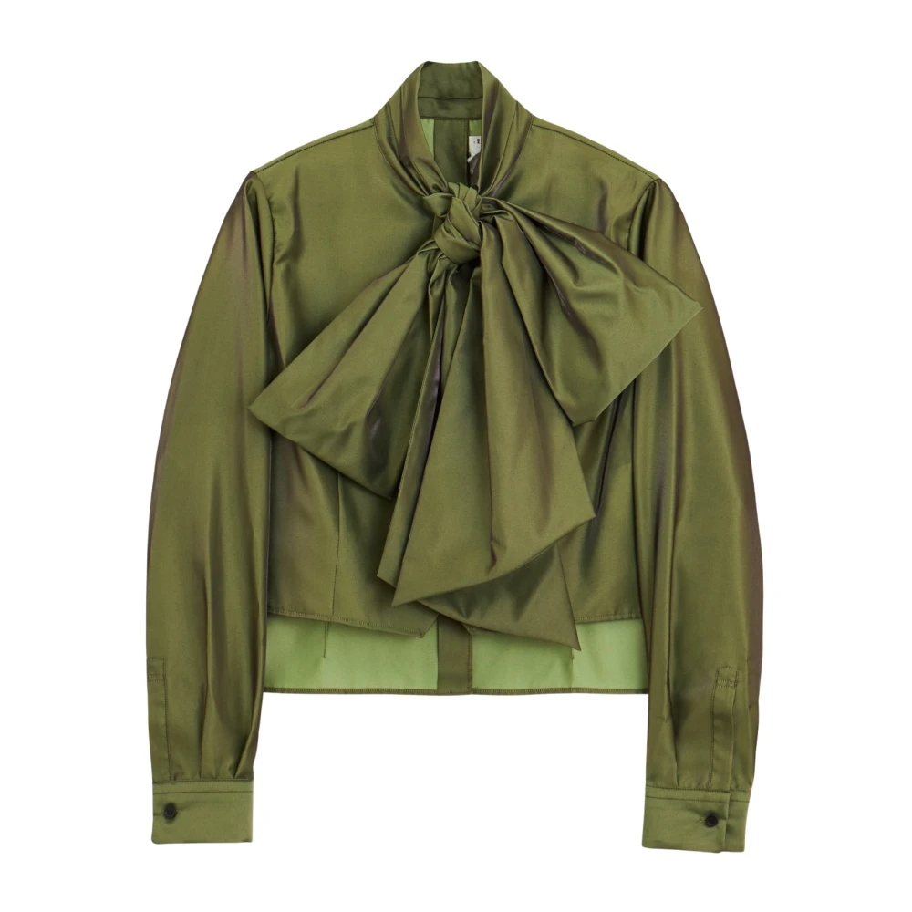 Comme des Garçons Stijlvolle Overhemden Collectie Green Dames