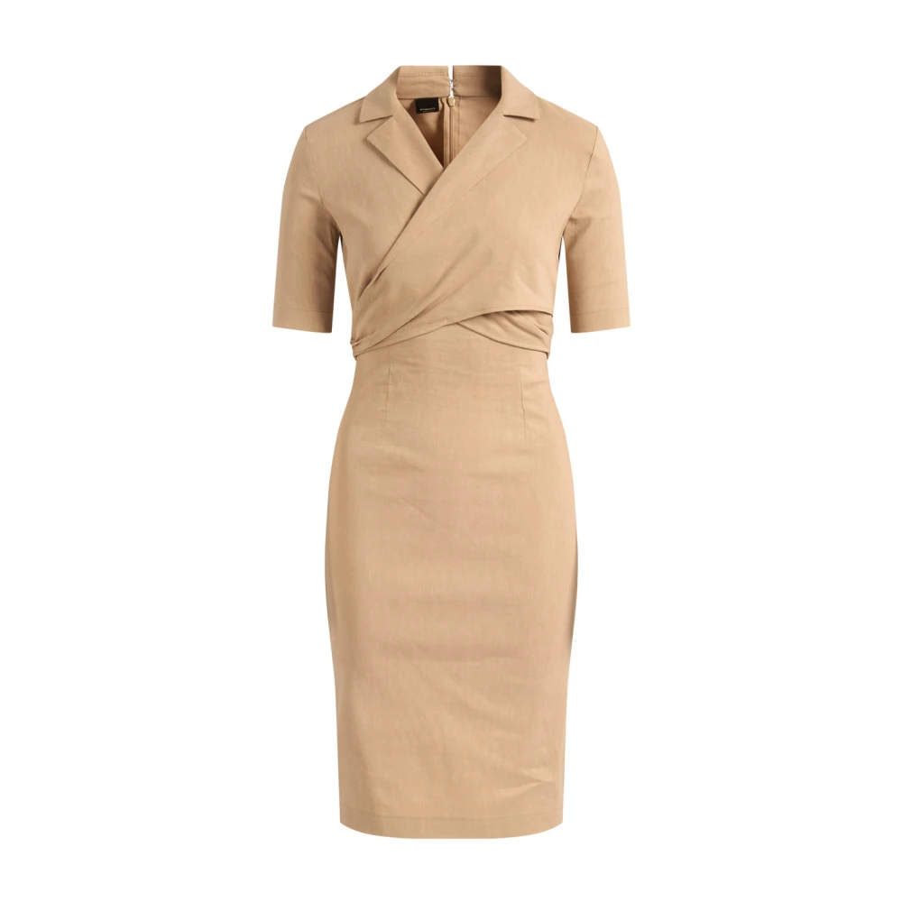 Pinko Women's Beige Allyson Midi Dress - Midi Dresses - S - Dresses