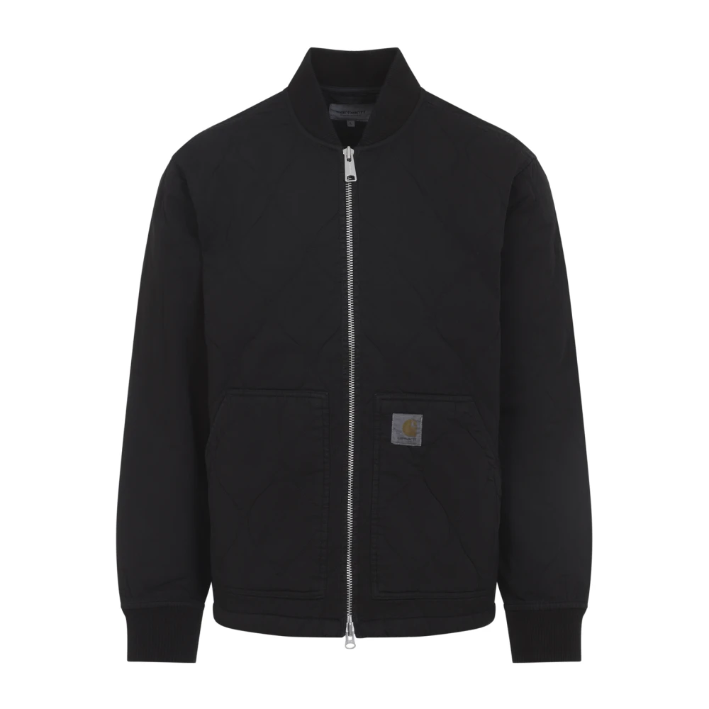 Carhartt Wip Men's Black Zip-Throughs, S, Jackets Clothing Ss26