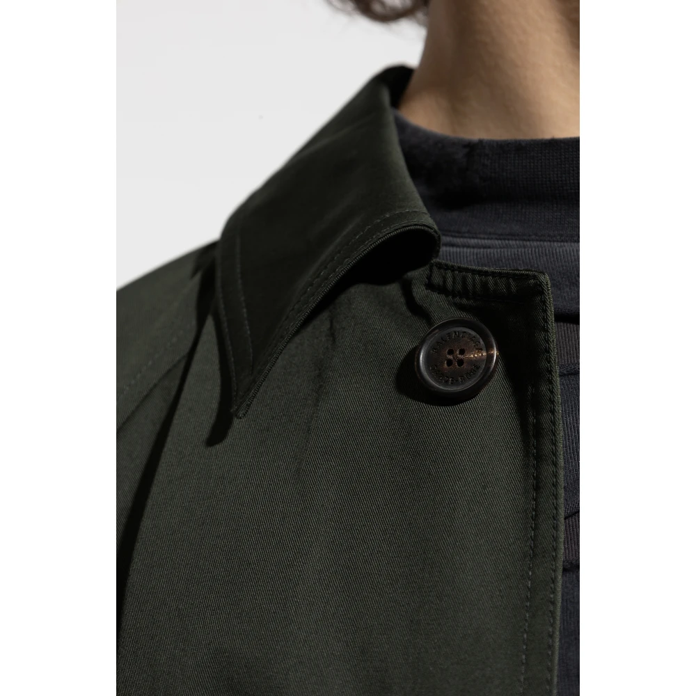 Balenciaga Mantel met ceintuur Green Heren