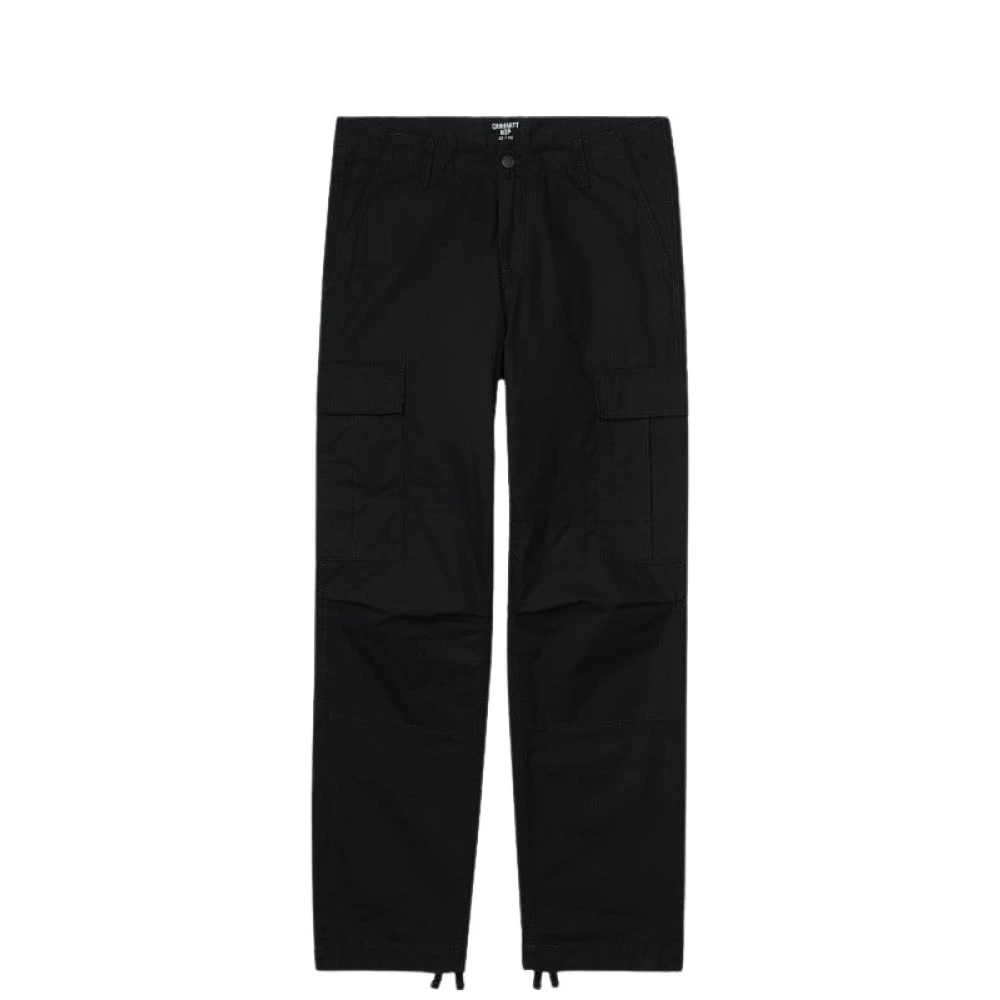 Carhartt WIP Zwarte Broek voor Stedelijke Stijl Black Heren