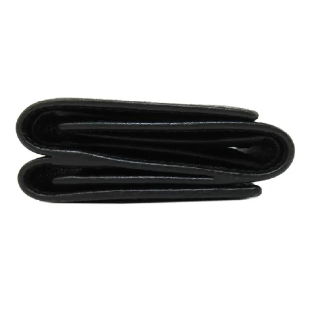 Gucci Vintage Pre-owned Leather wallets Black Dames