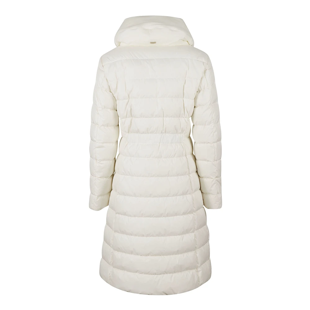 Herno Witte Polyamide Jas Gemaakt in Roemenië White Dames