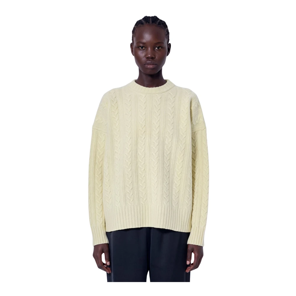 Róhe Women's Yellow Cable Knit Jumper - Woman Knitwear Fr - 38 - Image 2