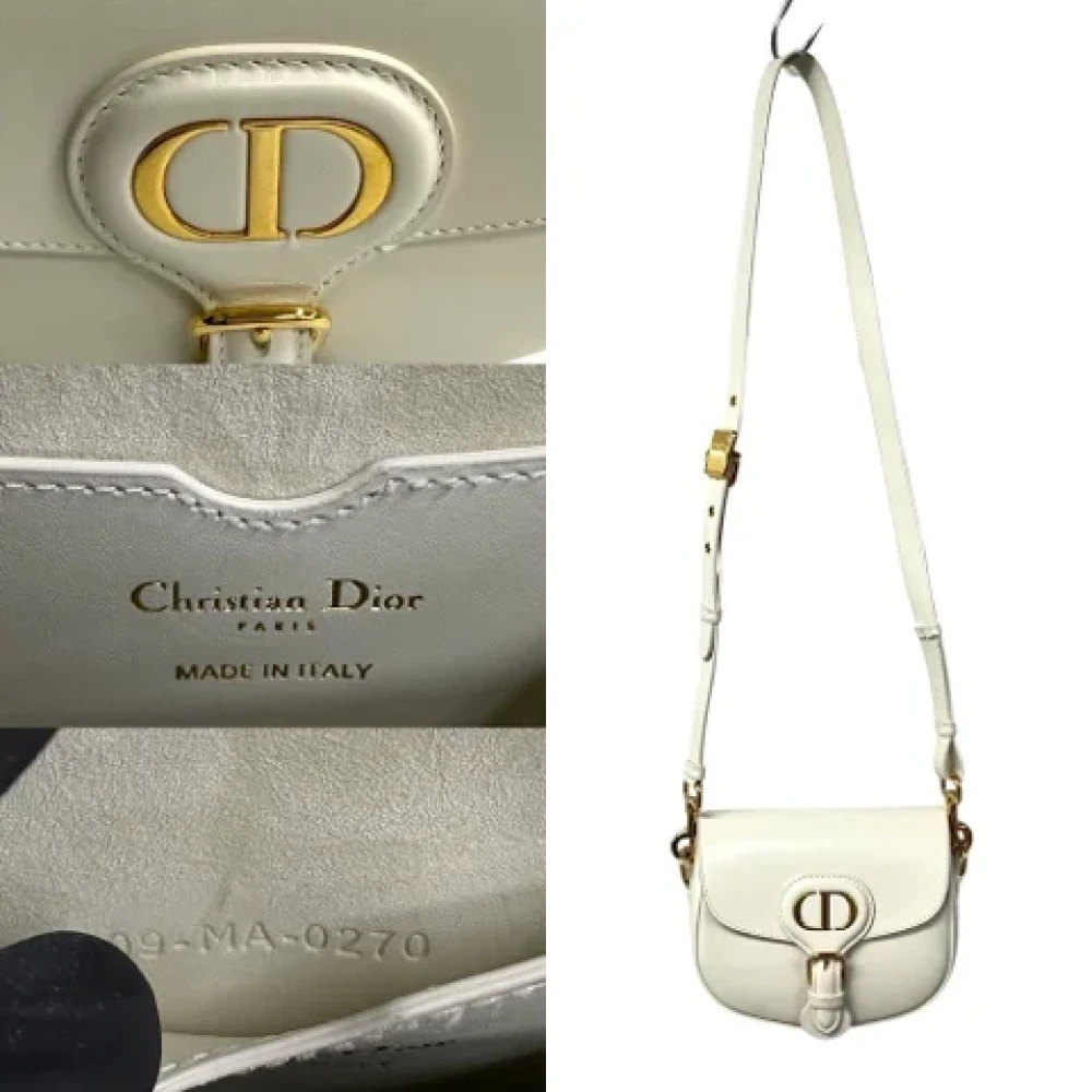 Dior Vintage Pre-owned Leather dior-bags White Dames