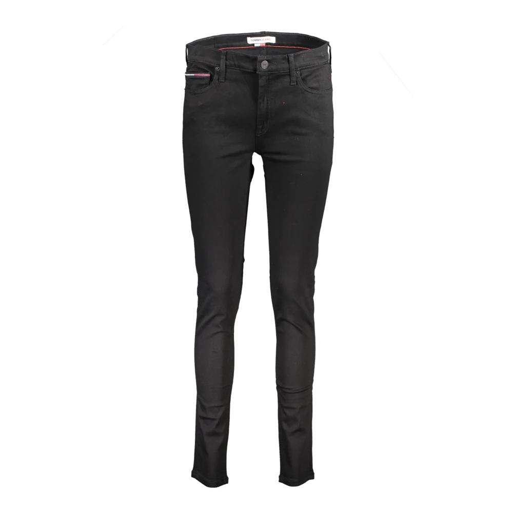 Tommy Hilfiger Women's Black Nora Mid Rise Skinny Jeans