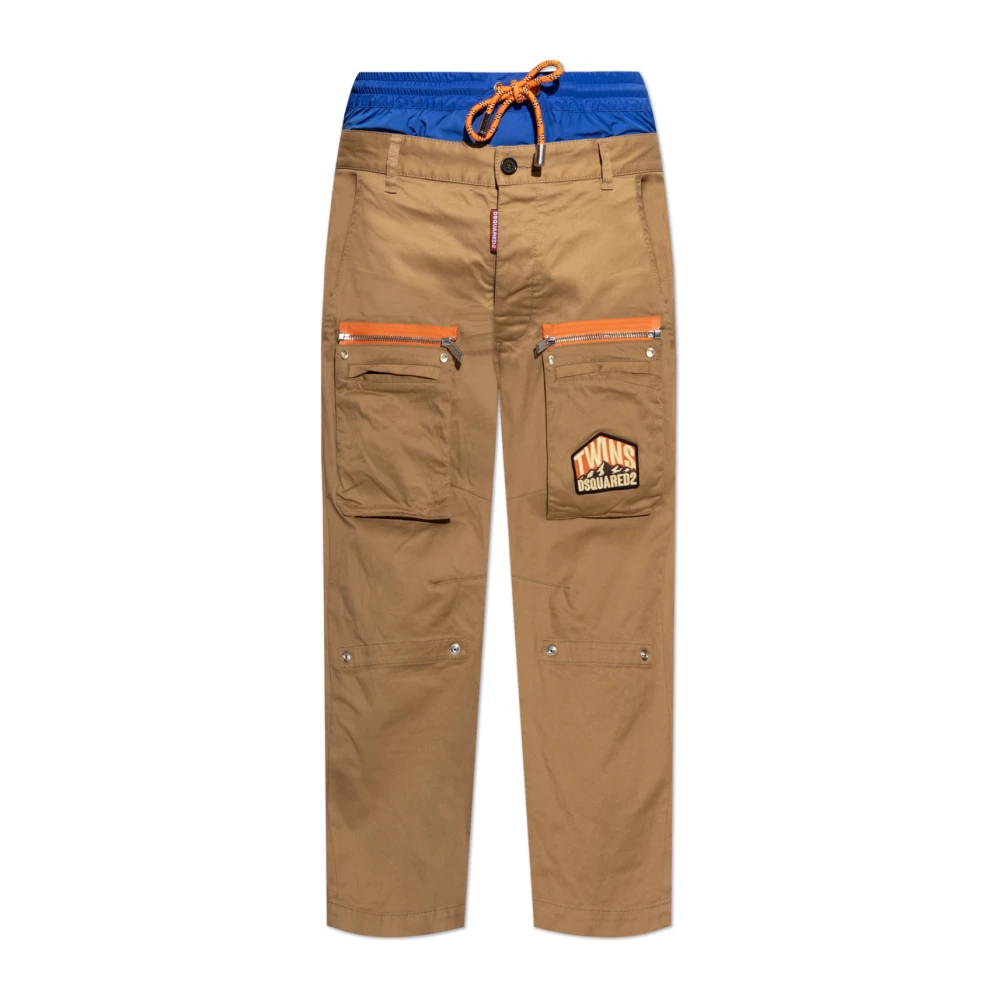 Dsquared2 Cargo style jeans Brown, Herr