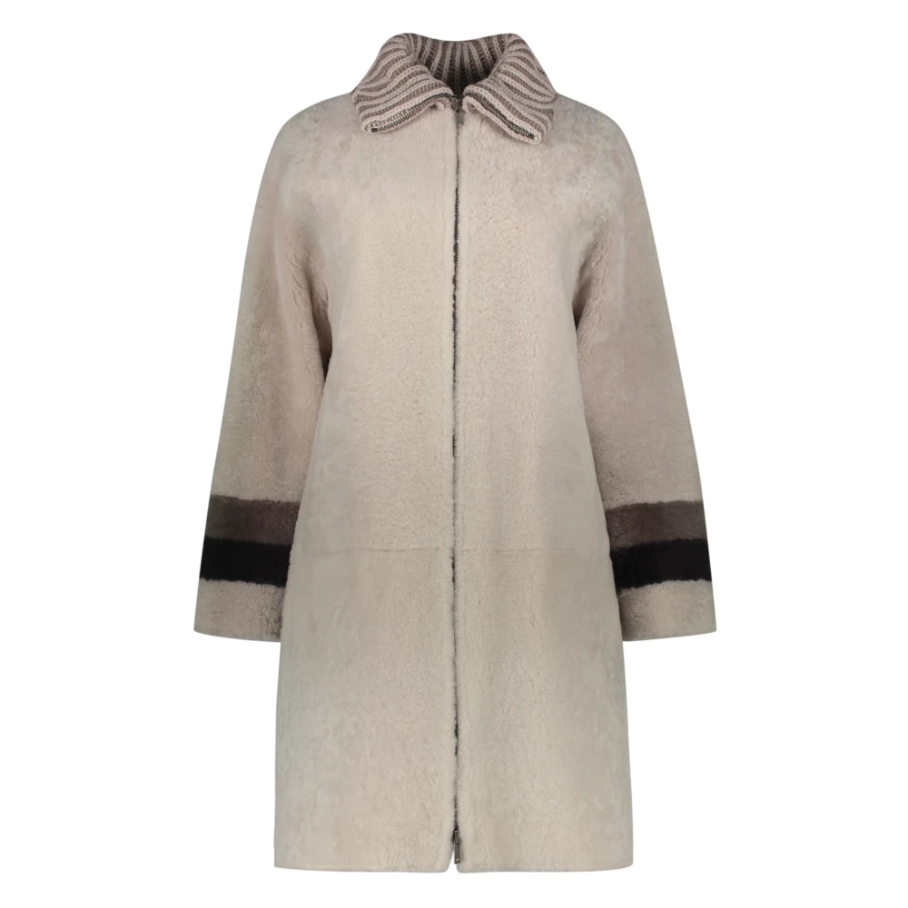 Coats > Single-Breasted Coats - - Lorena Antoniazzi - Modalova