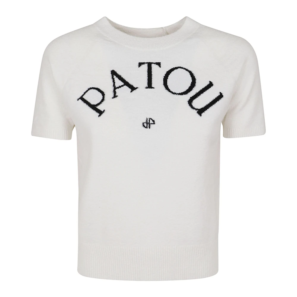 Patou Witte T-shirts Polos voor vrouwen White Dames