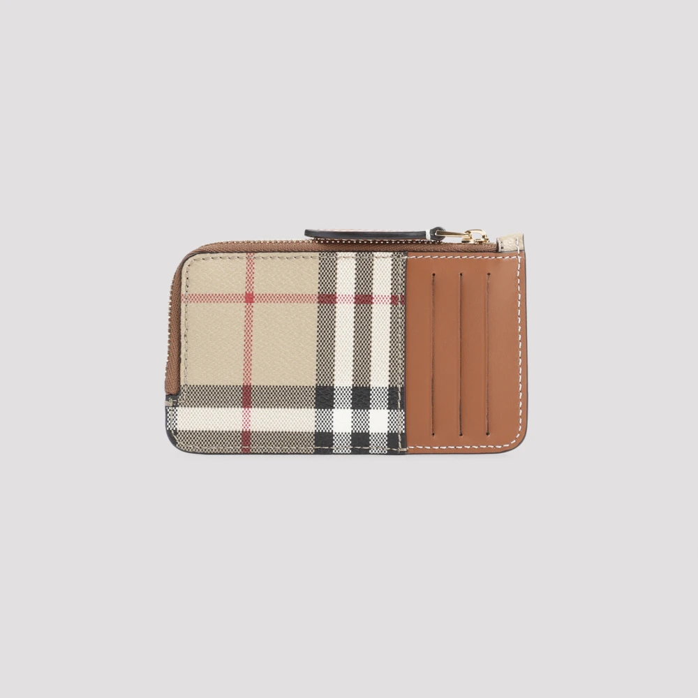 Burberry Archief Beige Ritskaarthouder Beige Dames