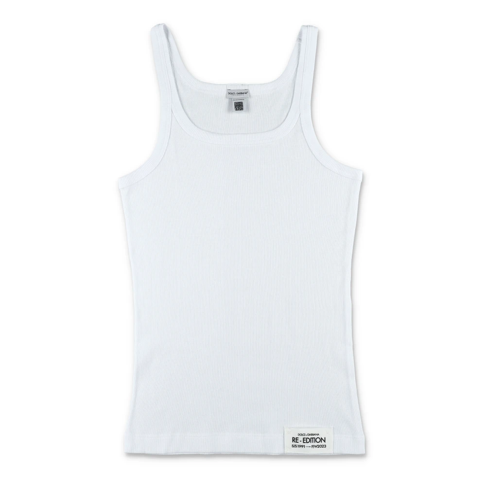 Dolce & Gabbana Herren Weiß Oberteile, Mgröße: