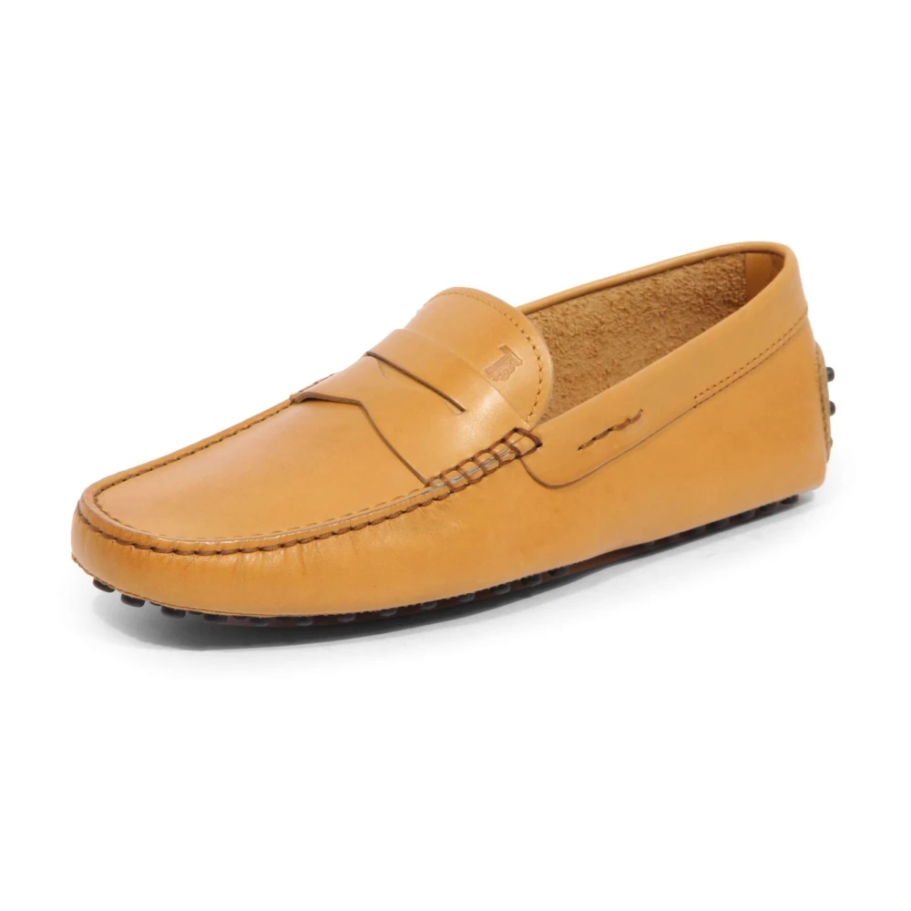Tod's Men's Beige Loafers, 5 Uk, Gommini Loafer