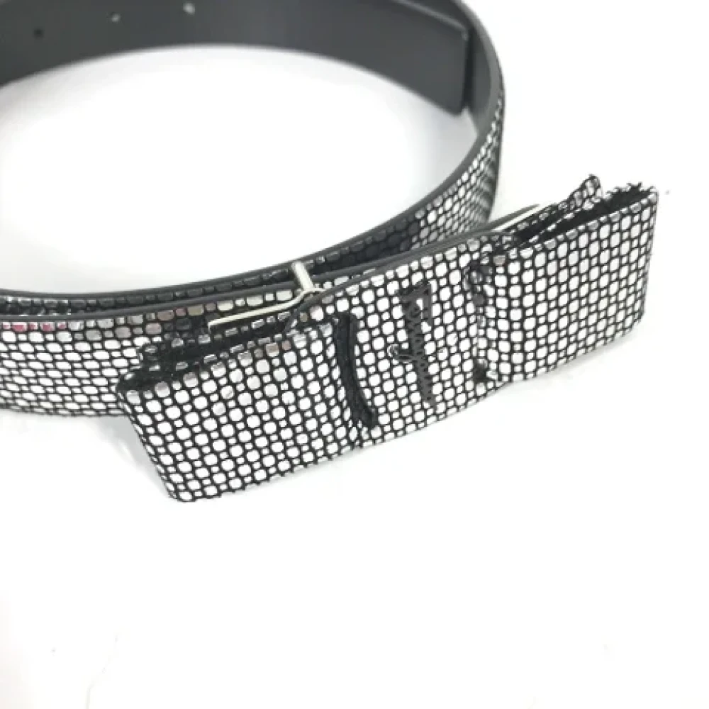 Salvatore Ferragamo Pre-owned Leather belts Black Dames