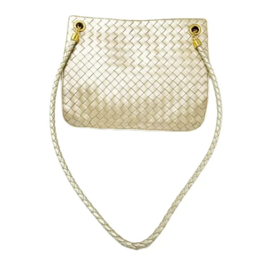 Bottega Veneta Vintage Pre-owned Leather shoulder-bags Yellow Dames