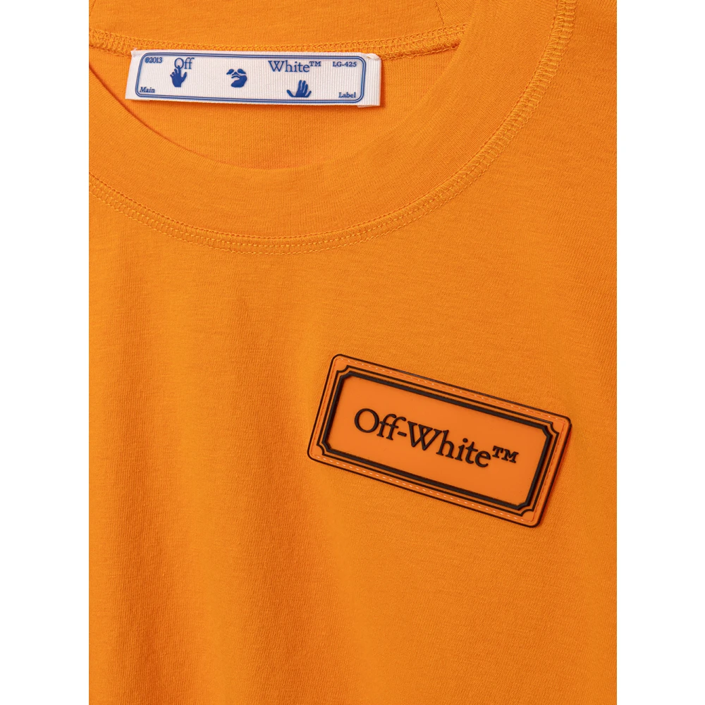 Off White T-Shirts Orange Dames