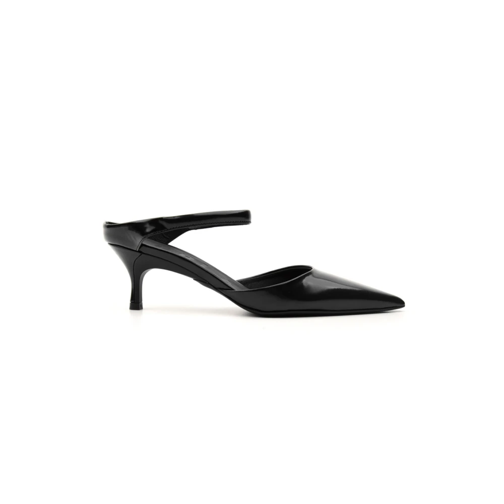Furla Donna Nero Mules Con Tacco