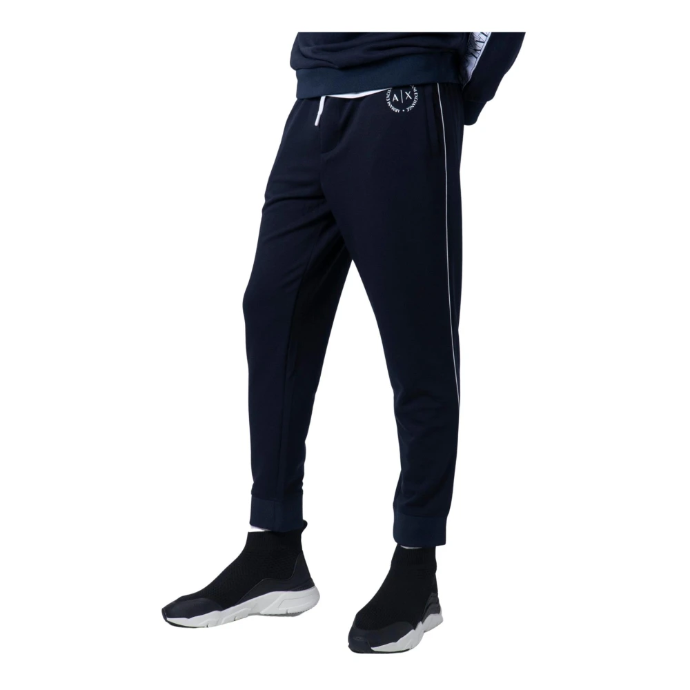 Armani Exchange Stijlvolle Broek Blue Heren