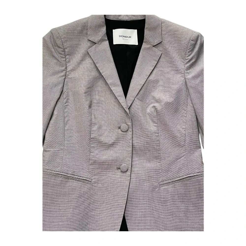 Dondup Elegante blazerjas in katoenmix Gray Dames