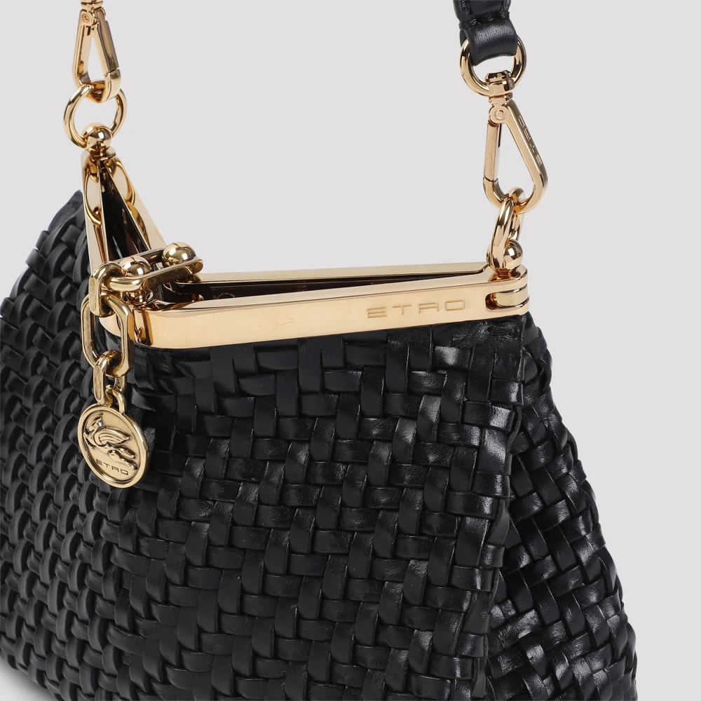 ETRO Zwarte handtas voor vrouwen Aw24 Black Dames