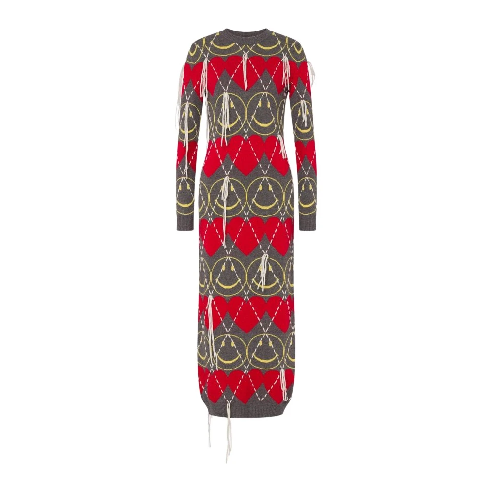 Moschino Women's Wool Blend Dress Smiley®