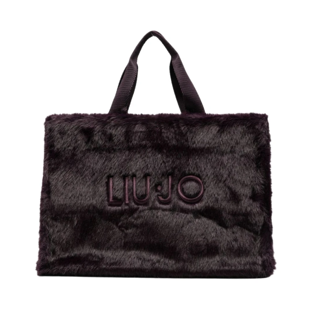 Liu Jo Donna Viola - Borsa Tote In Ecopelliccia - Bags - One Size