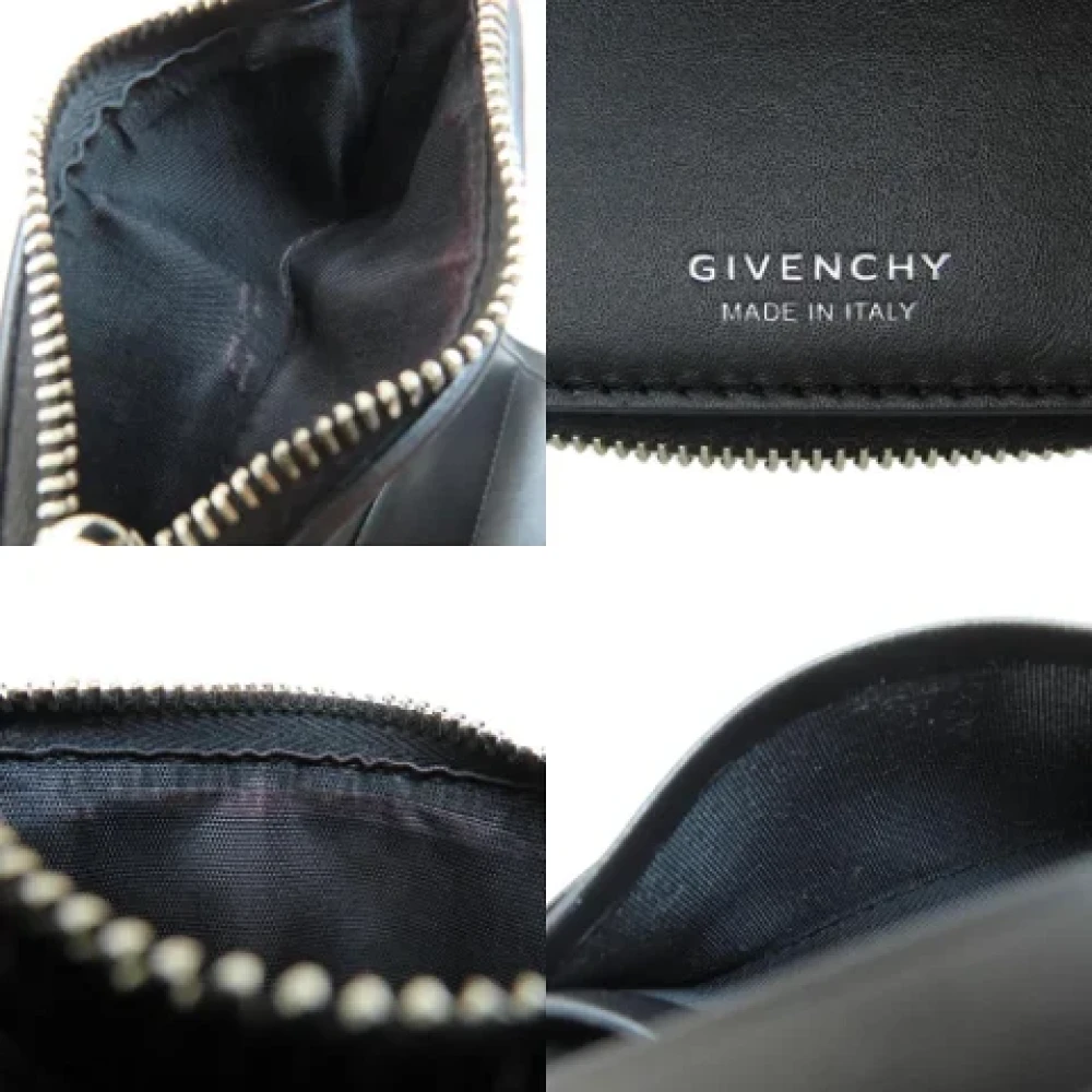 Givenchy Pre-owned Leather wallets Black Dames