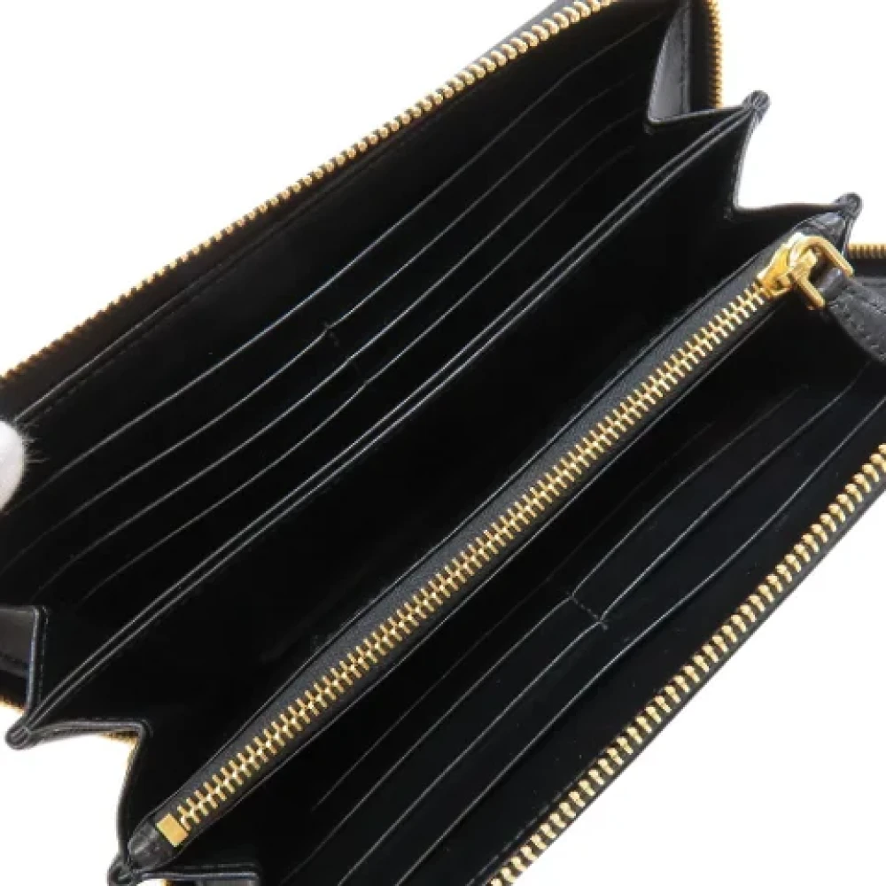Prada Vintage Pre-owned Nylon wallets Black Dames