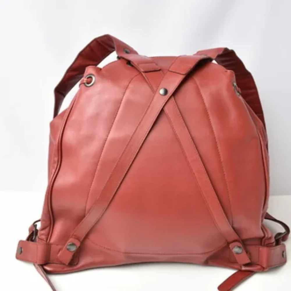 Bottega Veneta Vintage Pre-owned Fabric backpacks Pink Dames