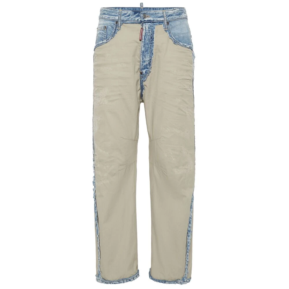 Dsquared2 Beige Inside-Out Denim Jeans Beige Heren